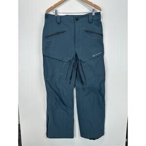 Akova Men’s Legacy Snow Ski Adventure Hard shell Pants Size L Blue